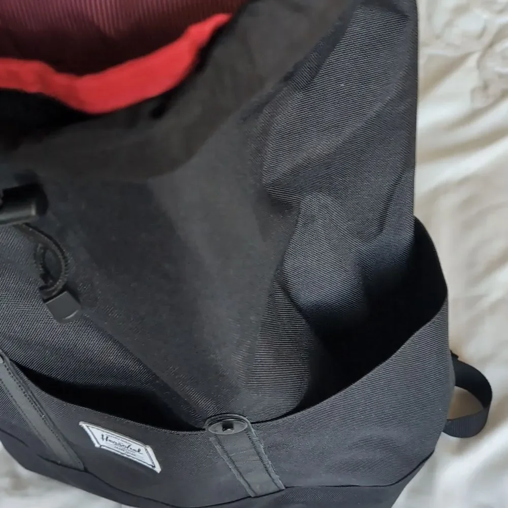 Hershel Retreat  Black Canvas CU Backpack UNISEX NWOT